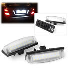 For Lexus IS300 IS200 LS430 Direct Fit Pair New White LED License Plate Lights