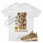 White FIX T Shirt for N Air More Uptempo Wheat Gold Harvest 6 13 Flux 700