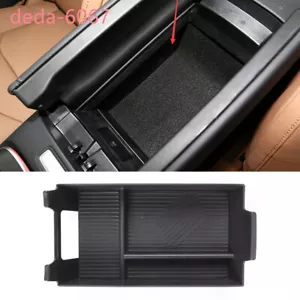 Black Center Console Armrest Storage Box Organizer For Benz E Class W214 2024-25 - Picture 1 of 12