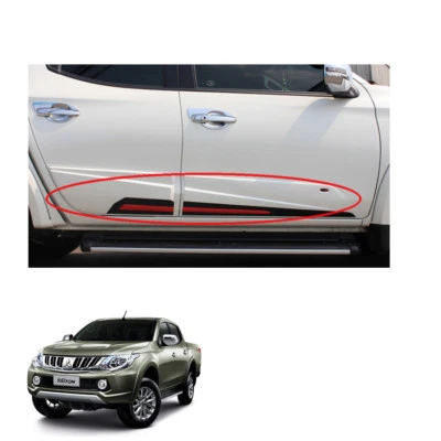 Mitsubishi L200 Triton 2015 2016 2017 fit Body Cladding Set Trim Guard 4 Doors - Image 1 of 3