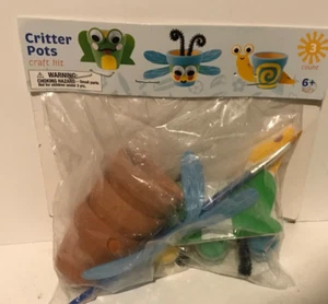 Critter Pots Craft Kit #3 Mini Pots & Bag of Craft Supplies - Picture 1 of 2
