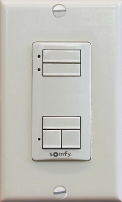 Interruptor de 2 canales Somfy DecoFlex WireFree RTS - Marfil 1811069 - OFERTAS DE CAJA ABIERTA CÓMODAS Foto 1 de 4