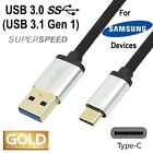 USB-C CABLE 3.1 Gen 1 SUPERSPEED for SAMSUNG MOBILE CELL PHONE FAST CHARGER CORD