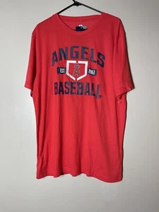 Los Angeles Angels Men’s T-shirt Red Size XL Officially Licensed New - Picture 1 of 5
