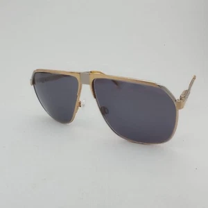 Gucci 1202 Gold Plated 22kt Luxury Sunglasses Vintage 80s Very Rare - Bild 1 von 13