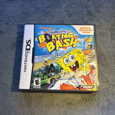 SpongeBob's Boating Bash Nintendo DS 2010 Complete with game and case no manual  - Image 1 of 4