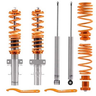 Assetto for VW Polo 6R 6C 2009-2018 Molle + Ammortizzatori - Immagine 1 di 4