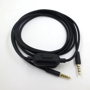 Replacement 2M Cable For Logitech G Pro Inline Mute G Pro X G433 G233 Audio Line - Picture 1 of 13