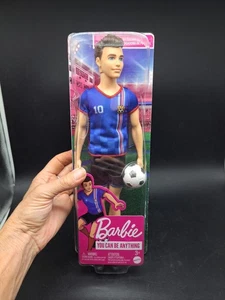 2021 Mattel Barbie Ken "You Can Be Anything" Soccer Player Doll #10 Uniform  - Picture 1 of 12