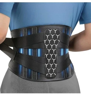 Rückenbandage bei Rückenschmerzen Frauen Herren, Ergonomische Stützbandage mit Lendenwirbel... - Bild 1 von 7