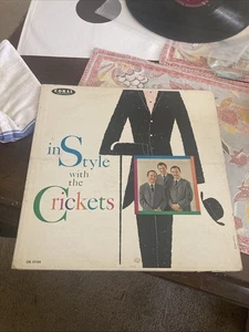 In Style With The Crickets, Coral CRL-57320, 1960, Textured Cover, G+ - Picture 1 of 4