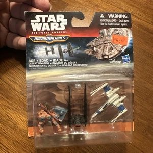 Star Wars TFA Micro Machines Desert Invasion 3-Pack 2015 Side-Taped Sealed NIB - Bild 1 von 8