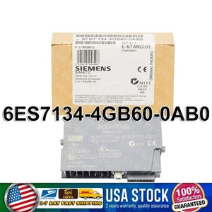 New Siemens 6ES7134-4GB60-0AB0 6ES7 134-4GB60-0AB0 SIMATIC DP ELECTRONIC MODULE - Picture 1 of 11