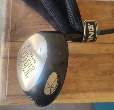 Ping TIST  Titanium Karsten 10°  Driver + Ping Gold-Black HeadCover 350 Series - Image 1 of 4