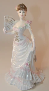 Figura Colección Mujer Fatale Coalport 8 1/4" Edición Limitada Lillie Langtry Excelente - Imagen 1 de 10