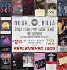 $2.50 CLEARANCE BUY 10 GET FREE SHIPPING BUILD MAKE YOUR OWN LOT CASSETTE TAPES