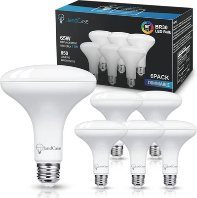 BR30 LED Flood Light Bulbs, Indoor Flood Light Bulbs, E26 Base, Dimmable, 11W(65 - Image 1 of 4