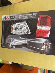 Anzo 111442 Headlights, Ram 15, 25, & 3500, 2011-2018 L&R Halogen Chrome Housing - Picture 1 of 3