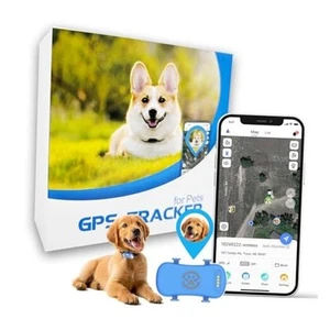 wanwanytech Dog GPS Tracker, Real-time Pet Location Tracker with Geo-Fence and - Picture 1 of 7