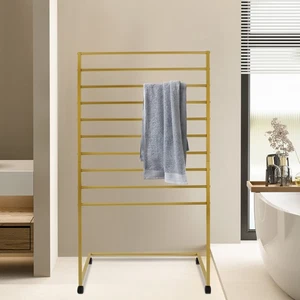 Scarf Display Stand,10 Tier Metal Scarf Holder Organizer,Freestanding Scarf Rack - Picture 1 of 18