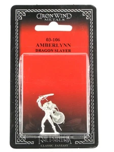 Amberlynn Dragon Slayer #03-106 Classic Ral Partha Fantasy RPG Metal Figure - Picture 1 of 3