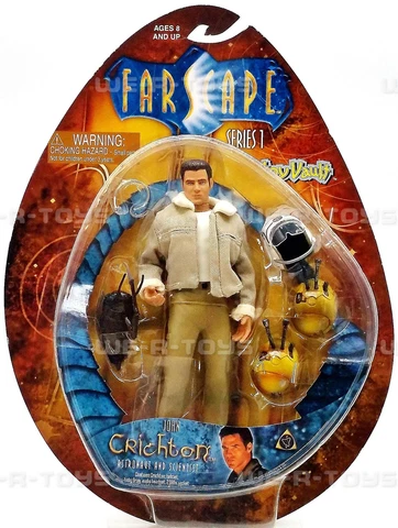Farscape Series 1 John Crichton Action Figure Toy Vault 2000 #FS003 NEW Cover