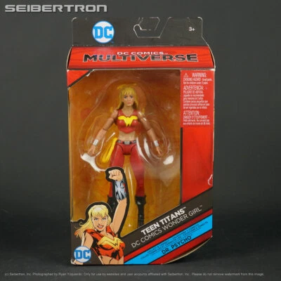 WONDER GIRL (FFF03) DC Multiverse 2019 Mattel Connect Dr Psycho Teen Titans nuevo Foto 1 de 4