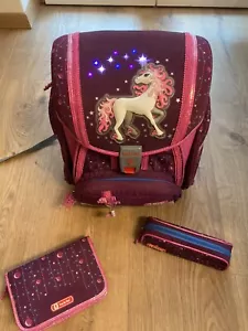 Schulranzen Step by Step Mädchen 1 Klasse Unicorn Einhorn Turnsack Mäppchen Schl - Bild 1 von 7