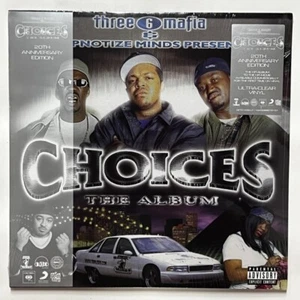 Three 6 Mafia Choices: The Album 2LP Vinyl Black 12" Record - Picture 1 of 2
