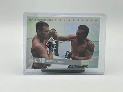 2010 TOPPS MAIN UFC EVENT TOP 10 FIGHTS INSERT NATE QUARRY TIM CREDEUR #29 - Image 1 of 2