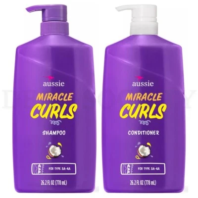 Aussie Miracle Curls Shampoo and Conditioner Dual Pack 26.2 oz - Image 1 of 4