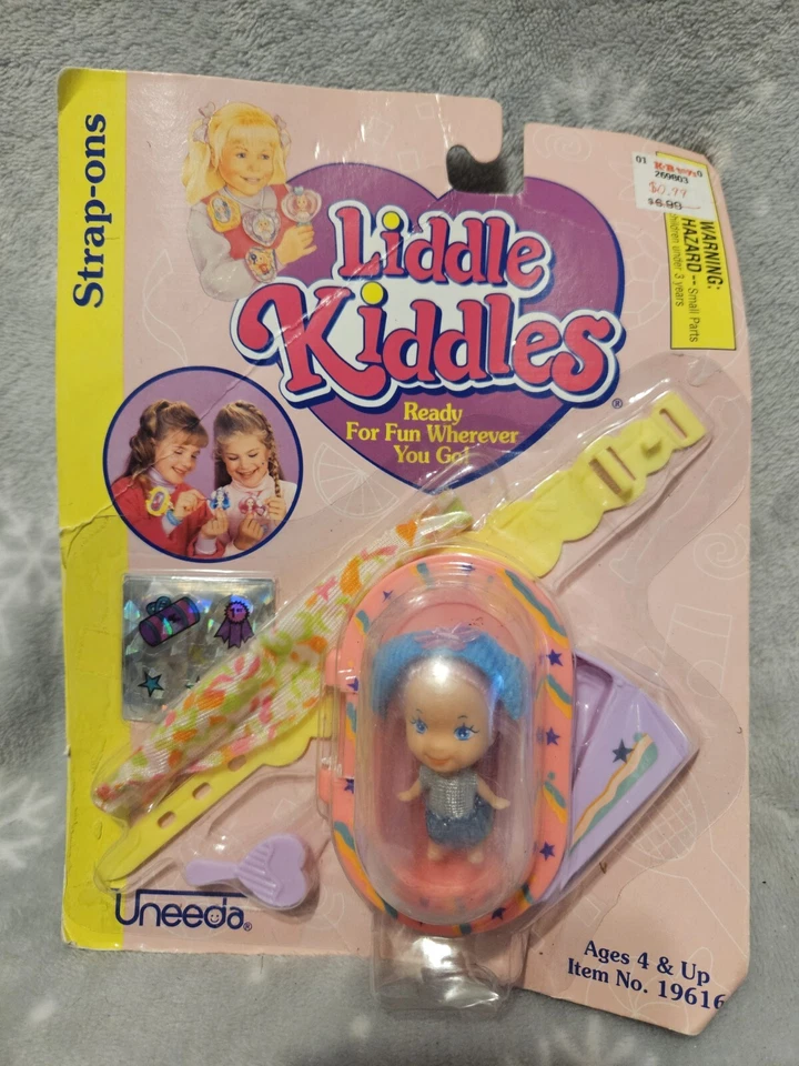 Uneeda Liddle Kiddles Strap-ons Doll With Yellow Hair
