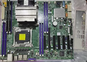 Supermicro Mainboard X10DRL-I + 1 Cpu Intel Xeon E5-2620 V4 + 2x Ram ECC 16 GB - Foto 1 di 6