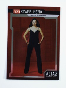 Nadia Santos #61 Alias Season 4 Trading Card, 2005 Inkworks, Mia Maestro