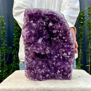 7,7 Pfund natürliche Amethyst Geode Quarz Cluster Kristall Probe Heilung. - Bild 1 von 12