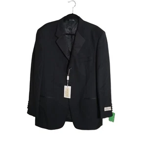 LOUIS DELL 'OLIO, Black Wool Blazer Men's Size 40R NWT - Picture 1 of 10