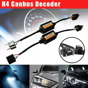 4PC H4 LED Headlight Canbus Error Free Warning Resistor Decoder Anti Flicker - Picture 1 of 10