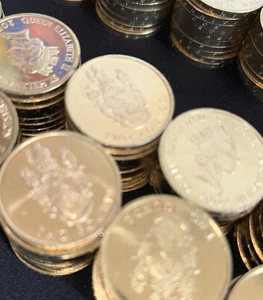 Moneda de 2 libras de Santa Elena 🇸🇭 e Islas de la Ascensión 2002 500 años AUNC QEII libras - Imagen 1 de 4