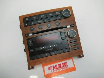 RADIO FACE PLATE TEMPERATURE CONTROL KNOB BOSE FAN SWITCH 05 06 07 G35 INFINITI - Image 1 of 4