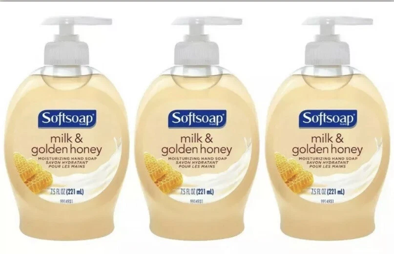 Moisturizing Hand Soap Milk And Honey Milk Protein and Honey 7.5 oz By Softsoap