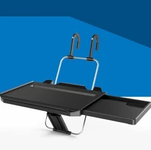 Black Car Steering Wheel Tray Table Mount Eating/Laptop Steering Wheel Desk - Picture 1 of 8