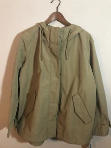 Women’s Jones New York Sport Rain Coat Jacket Light Olive Size XL - Picture 1 of 6