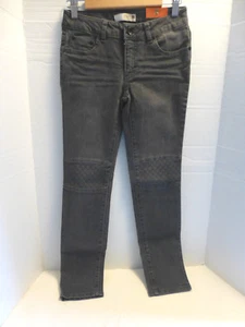Girls Skinny Jeans Route 66 Size 10 Gray Adjustable Waist NEW - Picture 1 of 12
