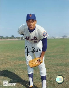 Autographed 8x10 JIM BIBBY New York Mets photo - COA - Picture 1 of 1