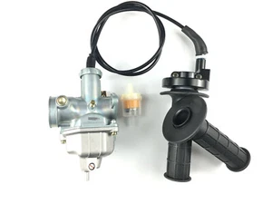 Carburetor & Twist Throttle Casting & Throttle Cable for Honda XL185S 1979-1983 - Picture 1 of 5