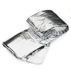 160*210Cm Rescue Thermal Warm Emergency Blanket Sheet Double-Faced Silver Colour