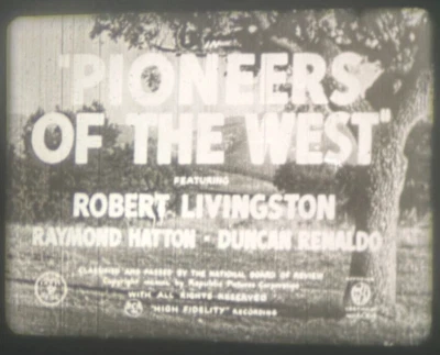Pioneers Of The West (1940) The Three Mesquiteers 16mm Western Feature Film - Imagem 1 de 4