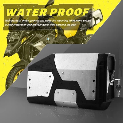 Caja de herramientas de acero inoxidable impermeable para BMW R1200GS LC Adventure R1250GS ADV 2004-2020 Foto 1 de 4