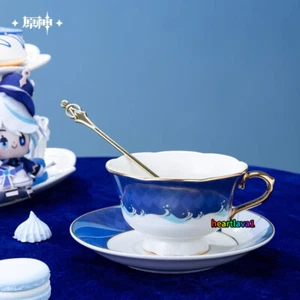 Offizielle Genshin Impact Furina Motiv Kaffeetasse Becher Keramik Teetassen Set Geschenk - Bild 1 von 8