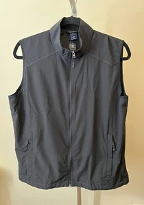 NEW Charles River Apparel Mens Black Zip Front Pack N Go Vest Sz XL - Picture 1 of 9